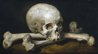 Memento Mori with a Skull and Crossbones by Philips Gysels